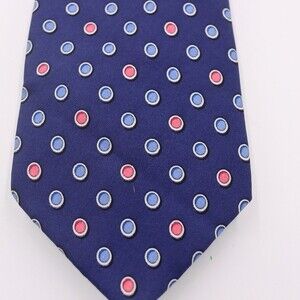 Bird Dog Bay Blue Polka Dot Silk Neck Tie